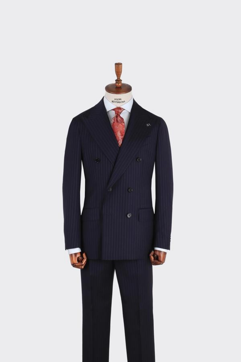 Bellagio Kruvaze Takım Elbise - Lacivert