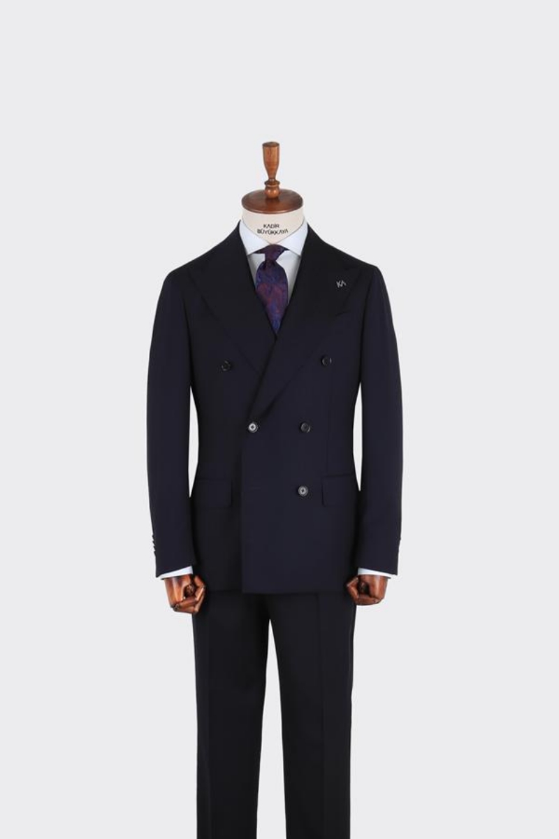 Magnato Kruvaze Takım Elbise - Lacivert