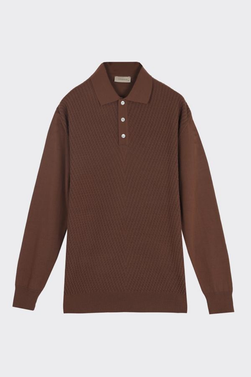 Wınd Polo Yaka Triko - Camel