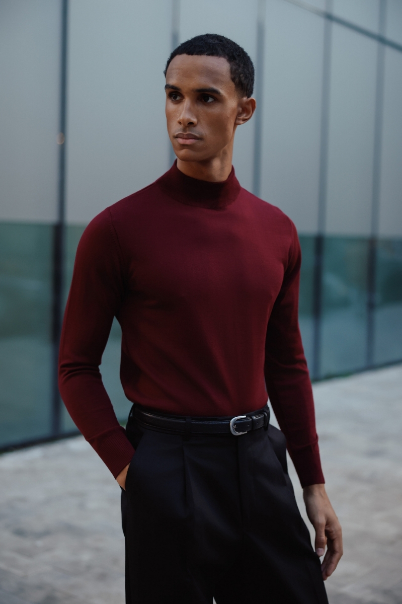 Allure Y.balıkçı Triko - Bordo