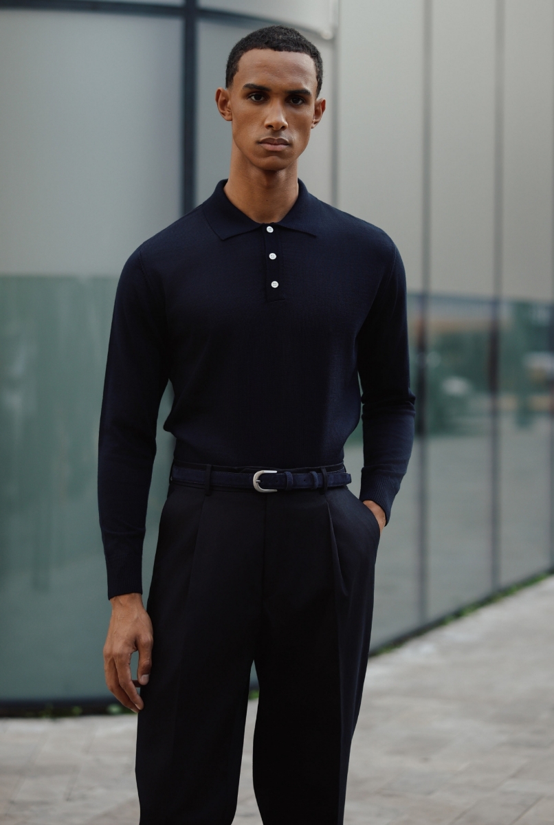 Lora Polo Triko - Lacivert