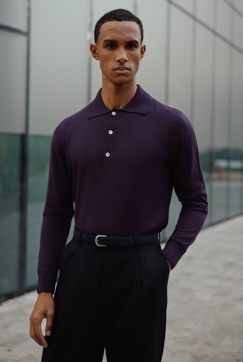 Lora Polo Triko - Mor