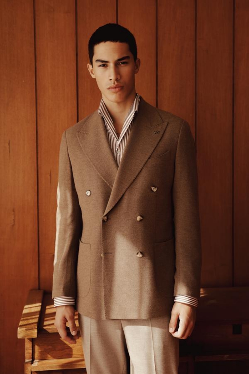 Soho Kruvaze Ceket - Sütlü Kahve