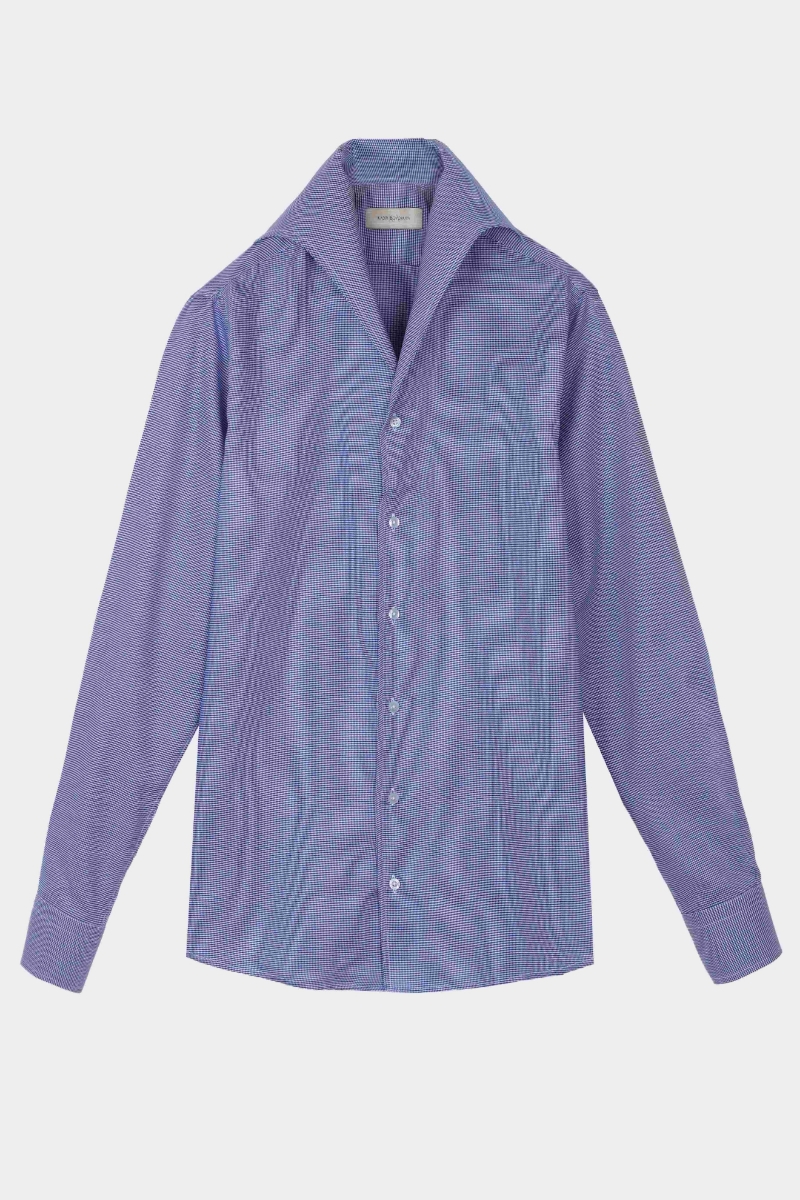 Bologna Americano Yaka Gömlek - Lacivert